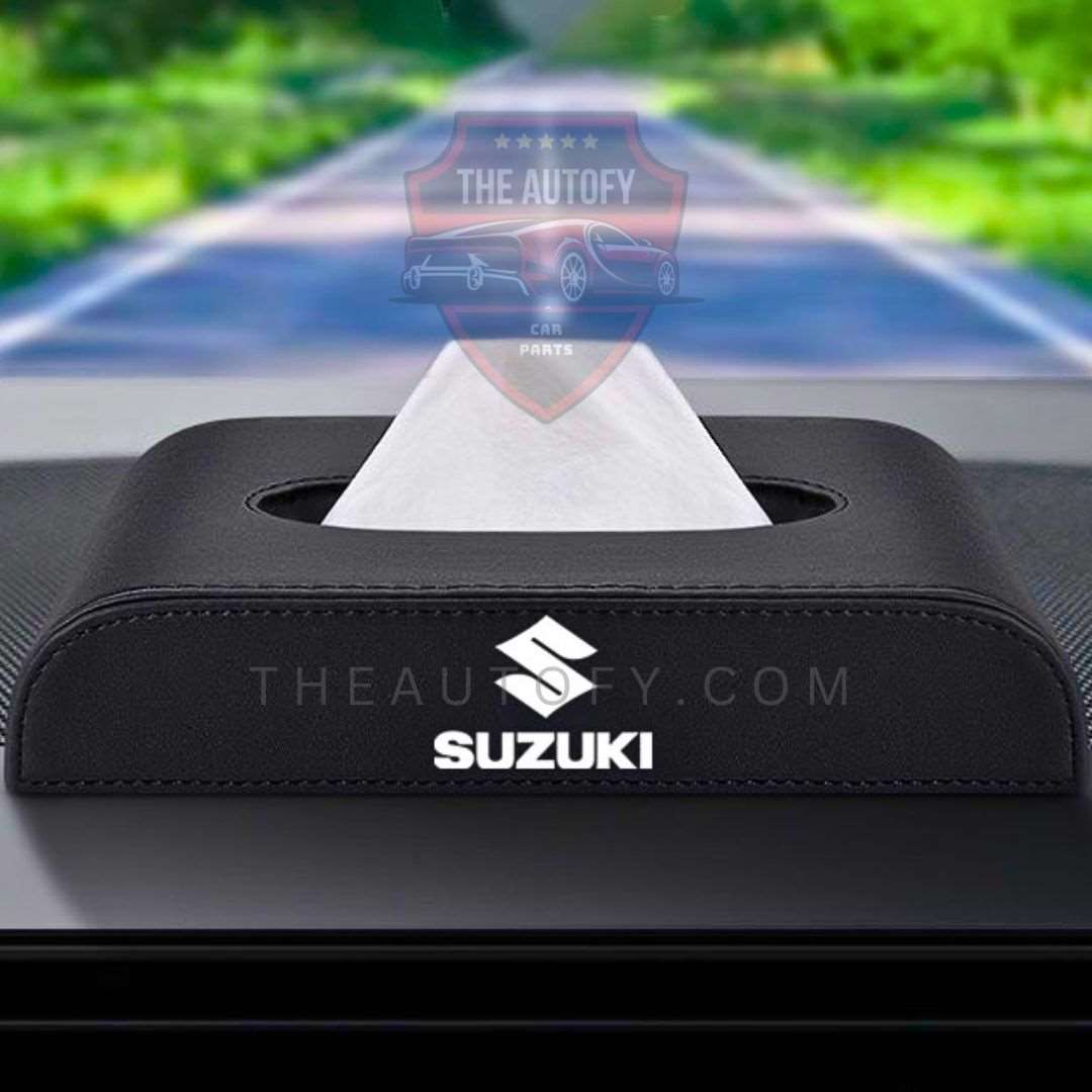 Car Leather Tissue Box Case with Logo