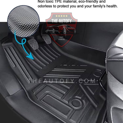 Honda BRV TPR Floor Mats - Model 2017-2026