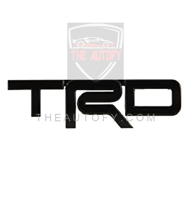 TRD 3D Emblem - Black | Monogram | Logo