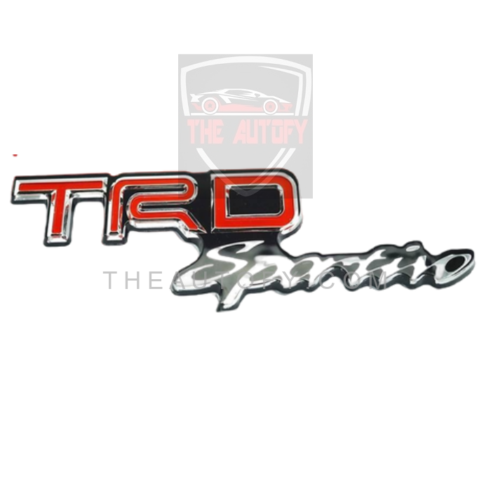 TRD Sportivo Red Chrome Rear Logo | Monogram | Emblem