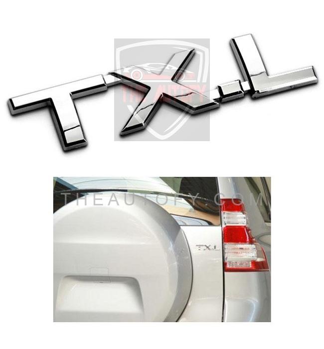 Toyota Prado TX-L Chrome Logo | Monogram | Emblem | Decal