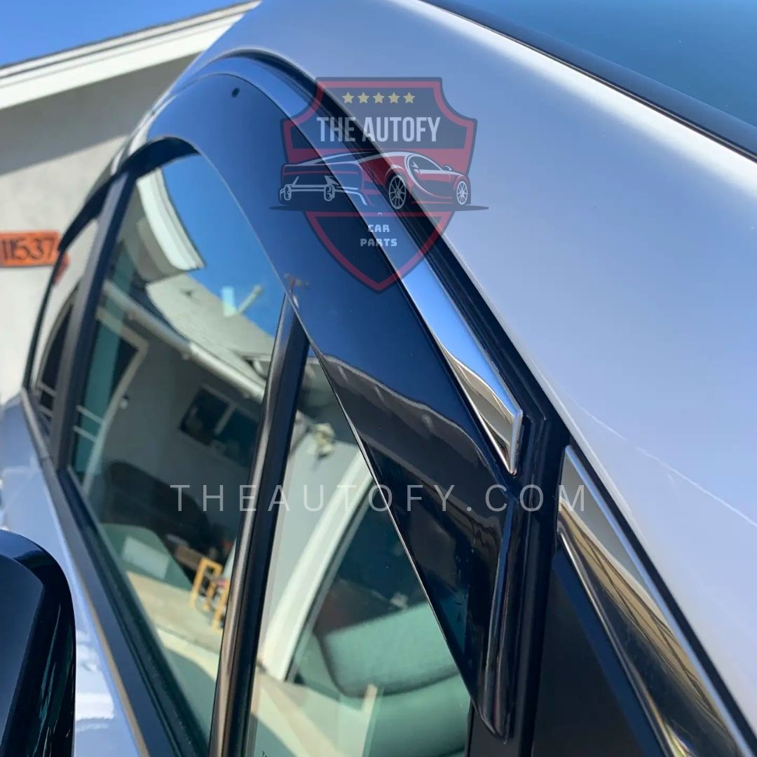 TXR Air Press Rain Guards Fitted View