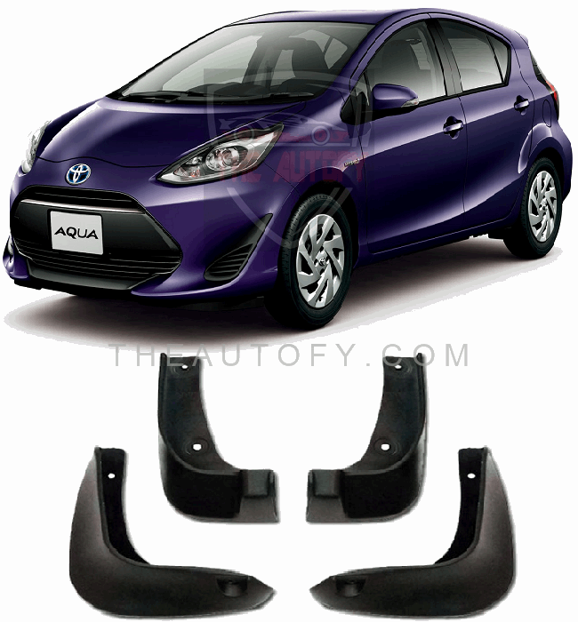 Toyota Aqua Mud Flaps 4pcs - Model 2012-2021