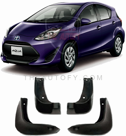 Toyota Aqua Mud Flaps 4pcs - Model 2012-2021