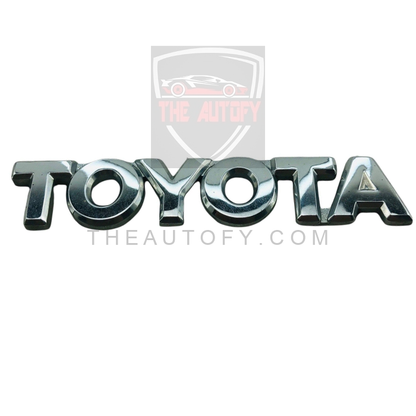 Toyota Chrome Rear Logo | Monogram | Emblem | Decal For SUV