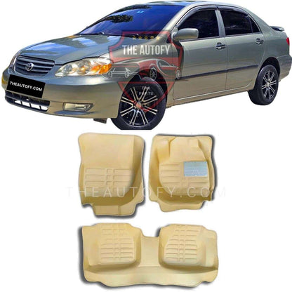 Toyota Corolla Floor Mats - Model 2002-2008