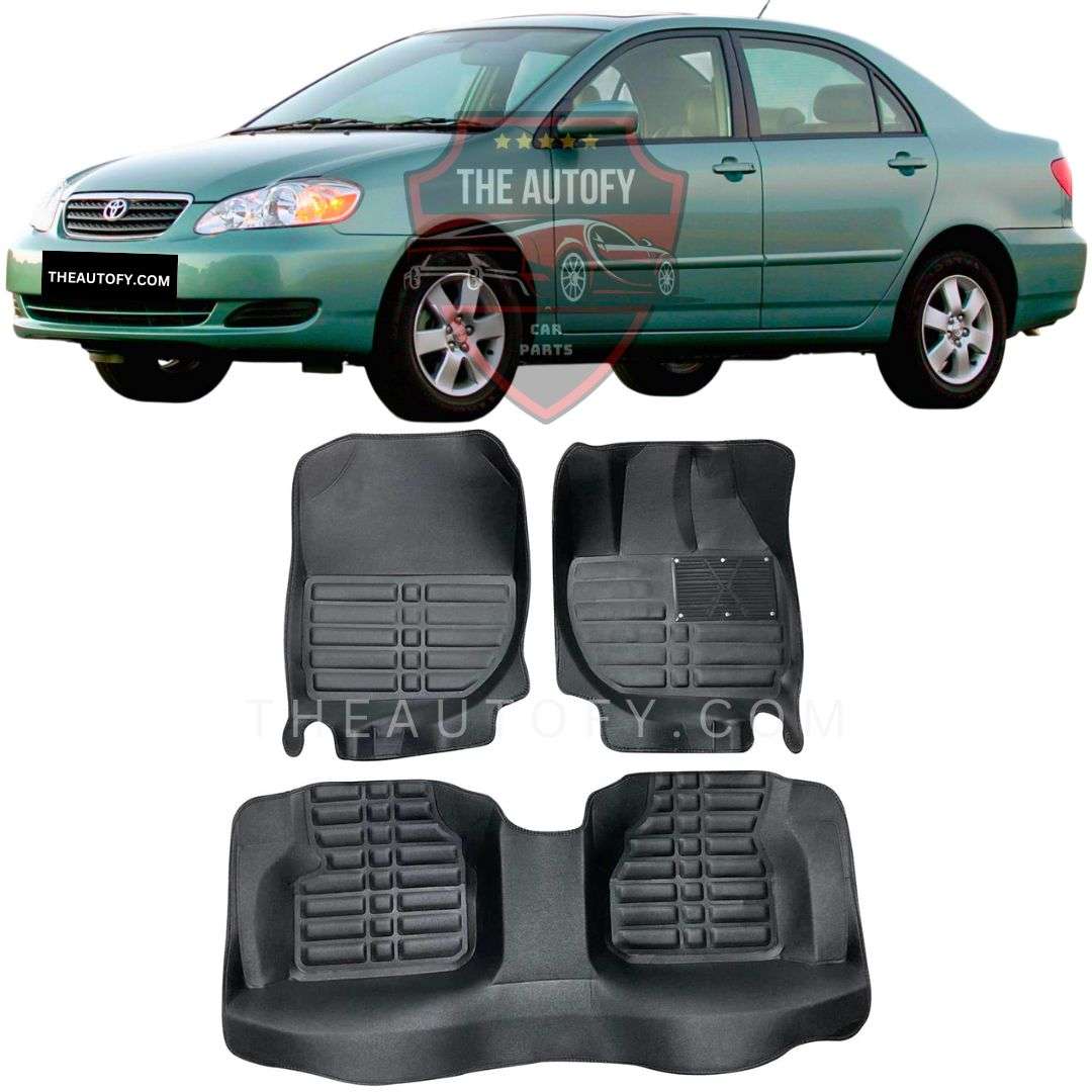 Toyota Corolla Floor Mats - Model 2002-2008