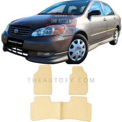 Toyota Corolla Floor Mats - Model 2002-2008
