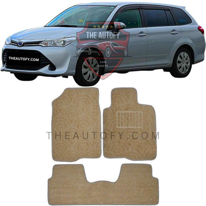 Toyota Corolla Fielder Floor Mats - Model 2012-2019