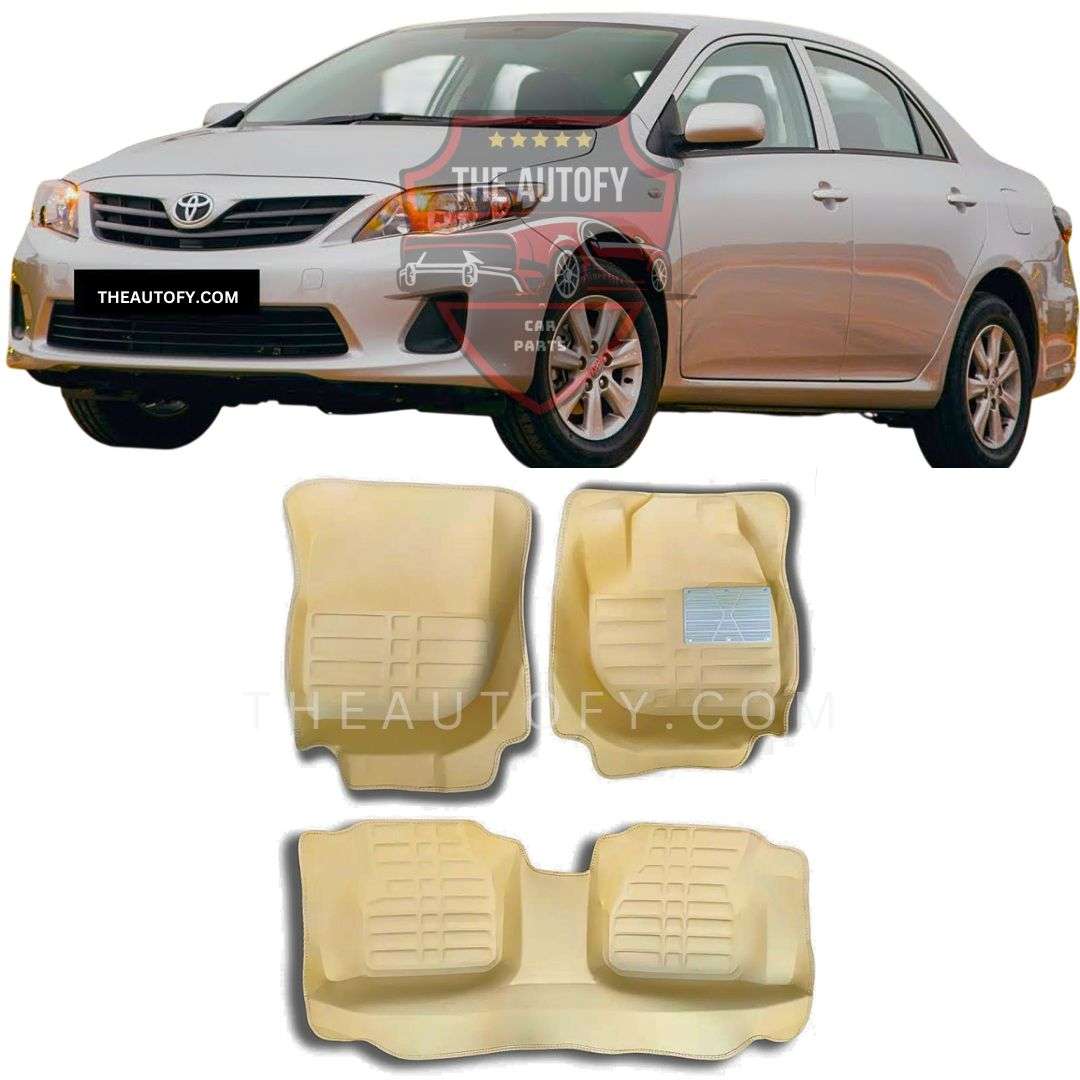 Toyota Corolla Floor Mats - Model 2008-2014