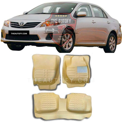 Toyota Corolla Floor Mats - Model 2008-2014