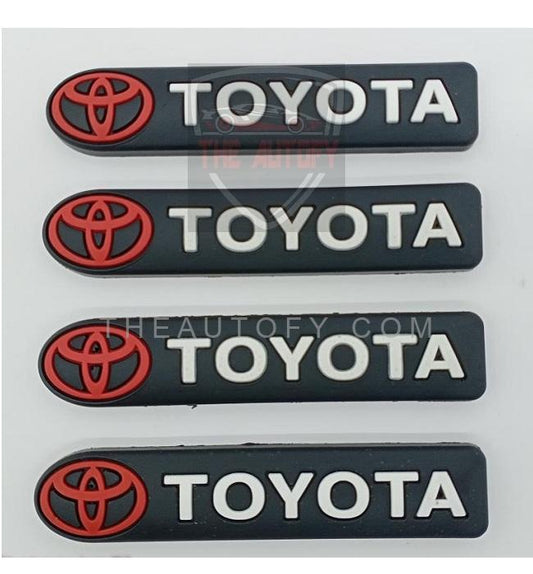 Toyota Door Guards Protector Oval Style - 4 Pieces