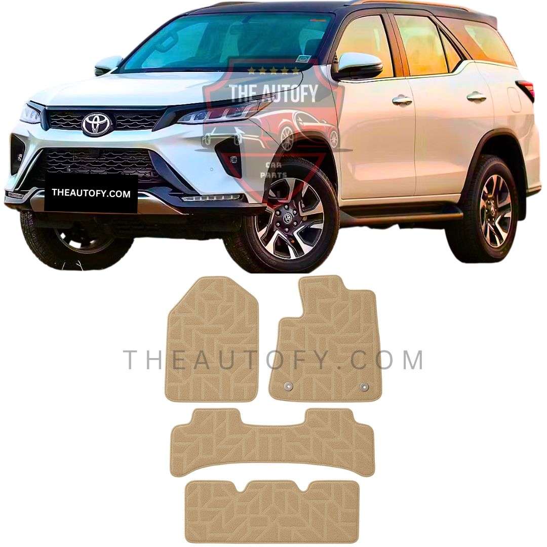 Toyota Fortuner Floor Mats - Model 2015-2025