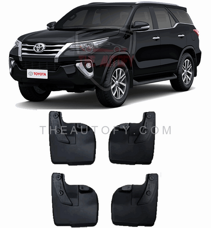 Toyota Fortuner Mud Flaps 4pcs - Model 2016-2024