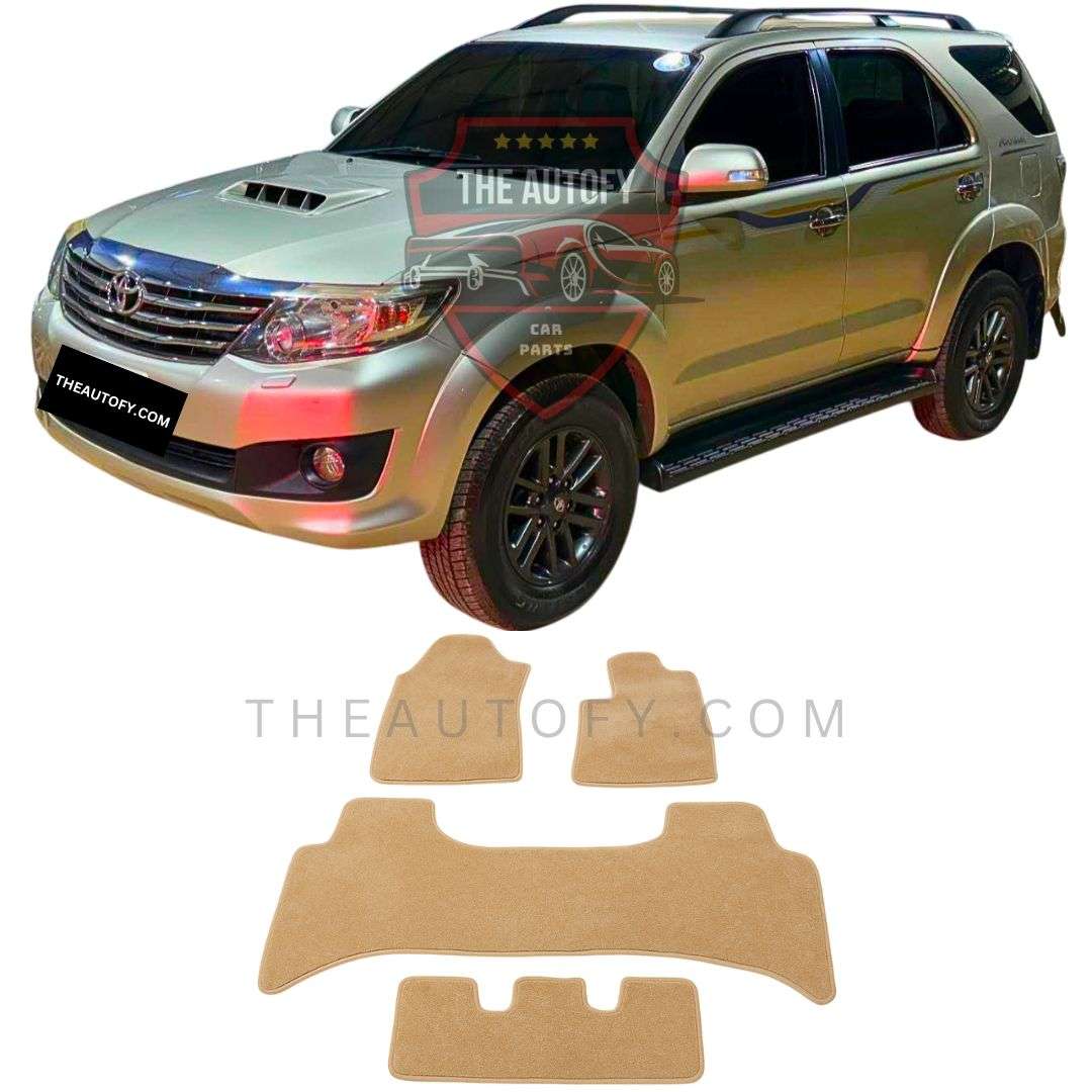 Toyota Fortuner Floor Mats - Model 2013-2015