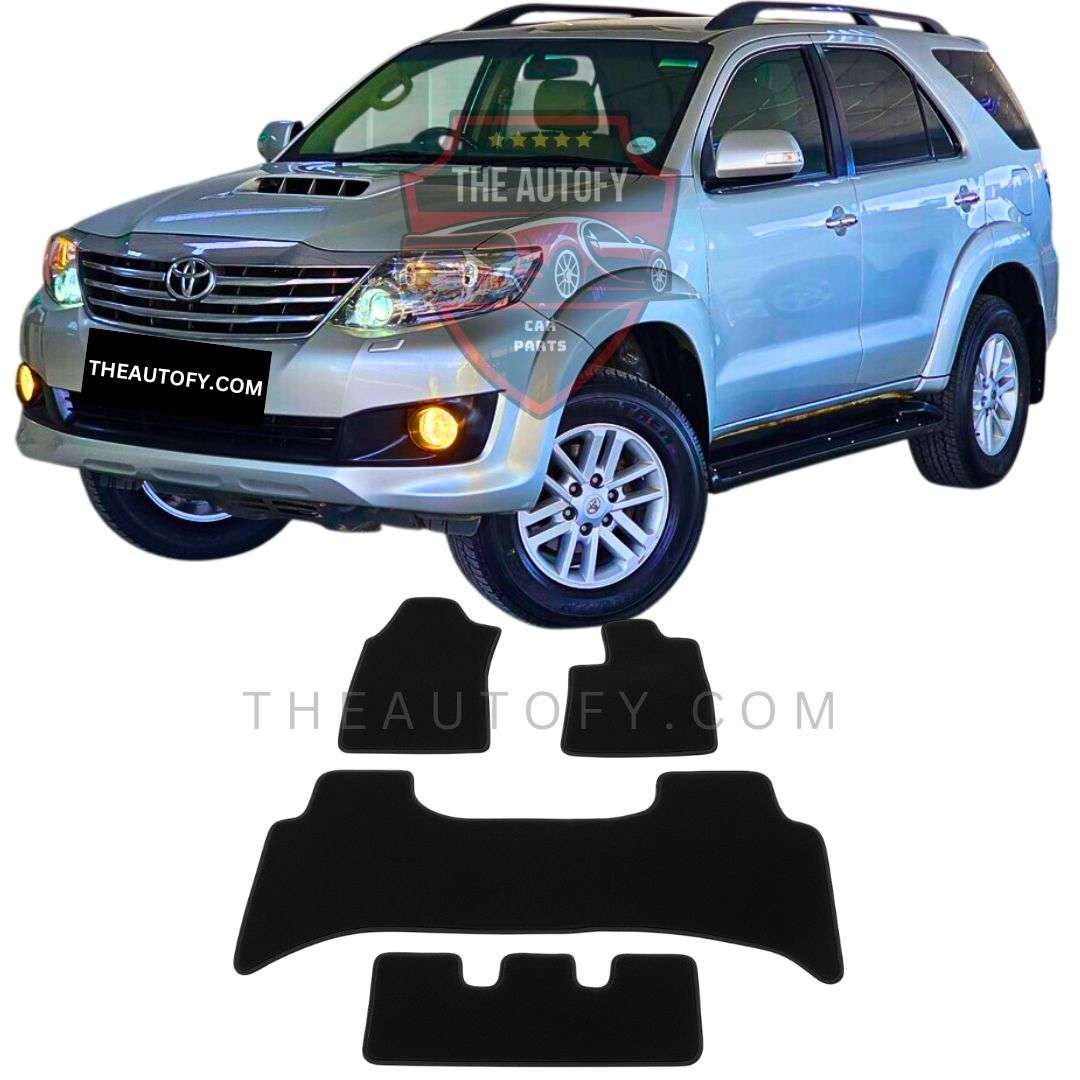 Toyota Fortuner Floor Mats - Model 2013-2015