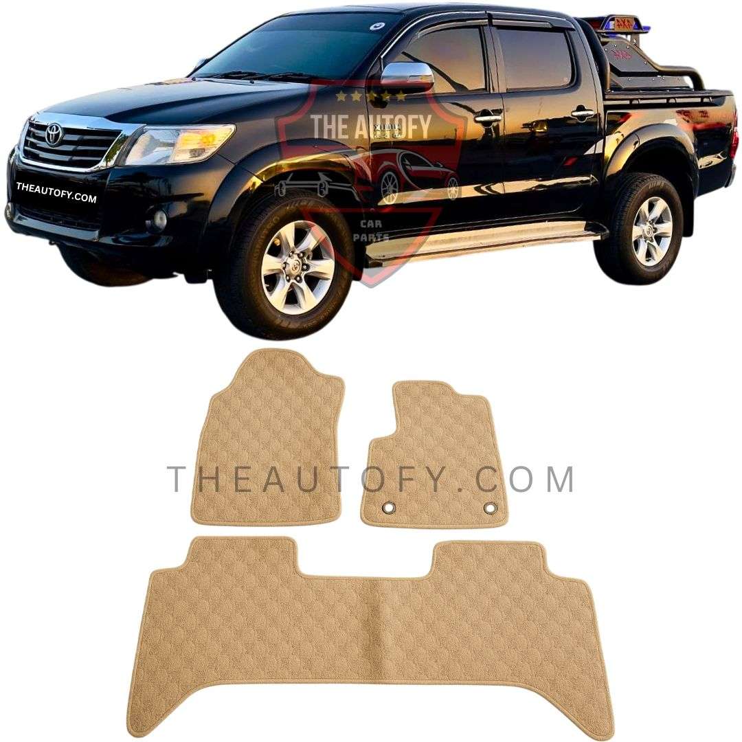 Toyota Hilux Vigo Floor Mats - Model 2005-2015