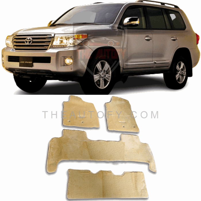 Toyota Land Cruiser LC200 Floor Mats - Model 2007-2015