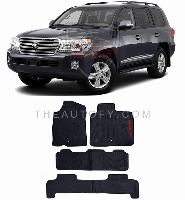 Toyota Land Cruiser LC200 Floor Mats - Model 2007-2015