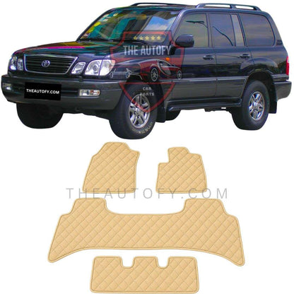Toyota Land Cruiser FJ100 Floor Mats - Model 1998-2007