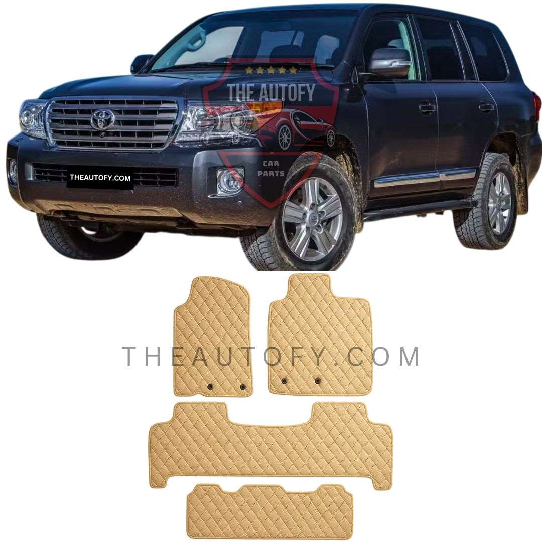 Toyota Land Cruiser FJ200 Floor Mats - Model 2007-2015