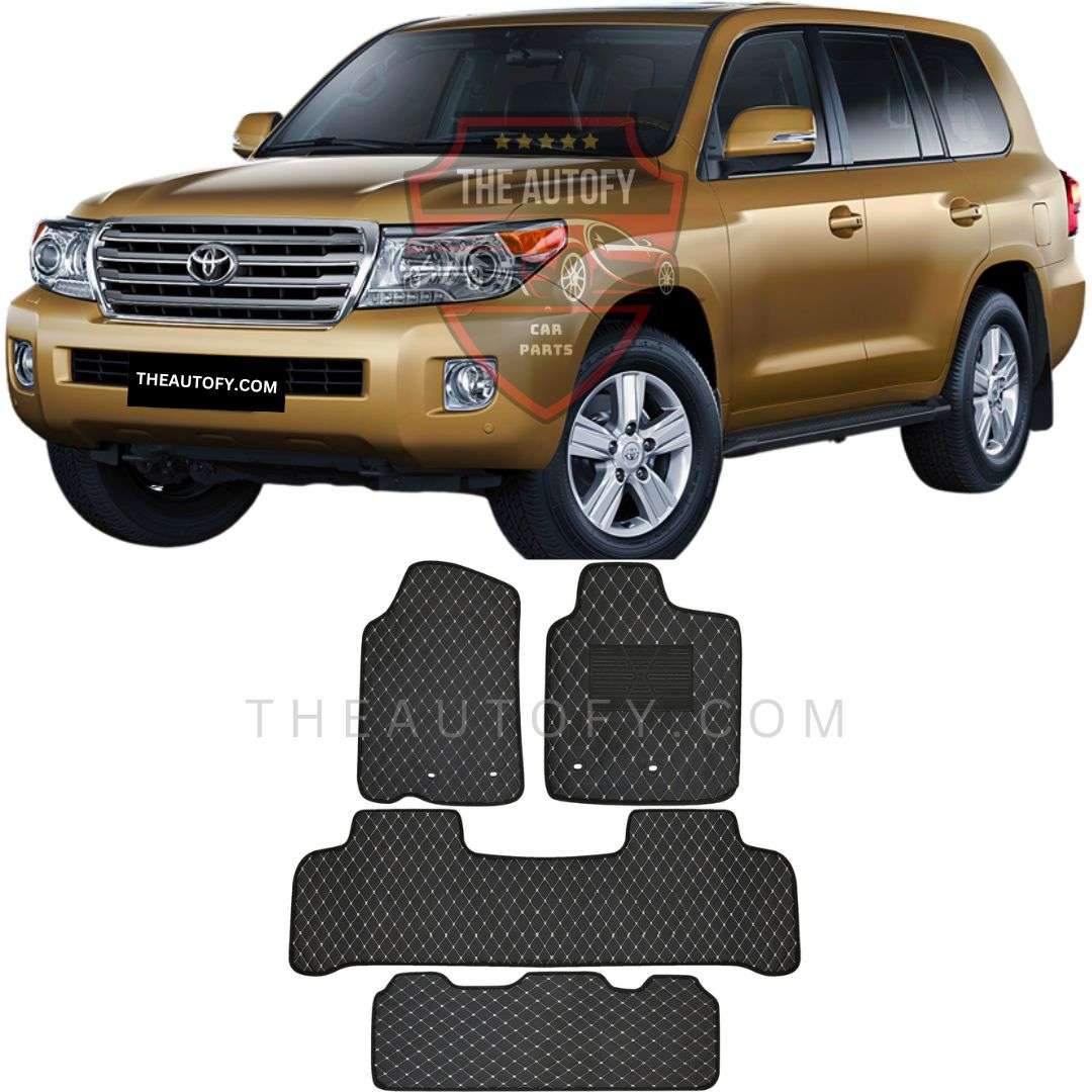 Toyota Land Cruiser FJ200 Floor Mats - Model 2007-2015