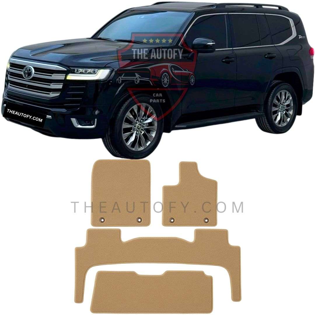 Toyota Land Cruiser FJ300 Carpet Floor Mats - Model 2021-2025
