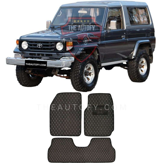 Toyota Land Cruiser 70 Series 3-Door Floor Mats - Model 1984-2025 - THEAUTOFY.COM