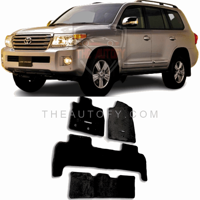 Toyota Land Cruiser LC200 Floor Mats - Model 2007-2015