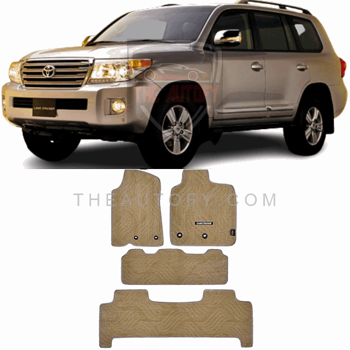 Toyota Land Cruiser LC200 Floor Mats - Model 2007-2015