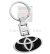 Toyota-Logo-Metal-Keychain-Keyring-Black