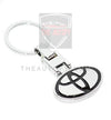Toyota-Logo-Metal-Keychain-Keyring-Chrome-black