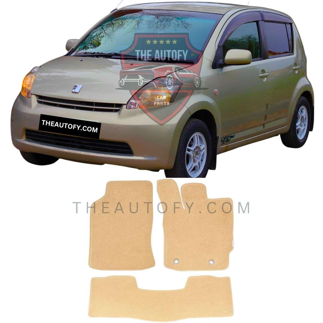 Toyota Passo Carpet Floor Mats - Model 2004-2010