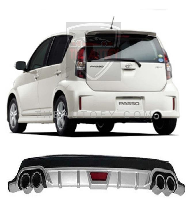 Toyota Passo Rear Bumper Diffuser - Model 2004-2010