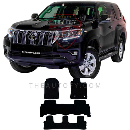Toyota Prado FJ150 Carpet Floor Mats - Model 2009-2023