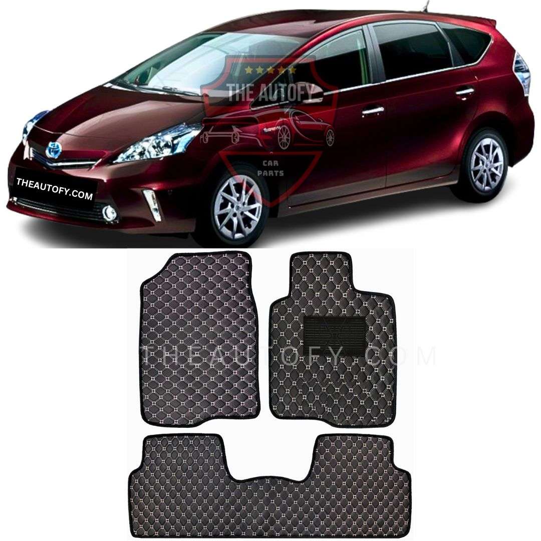 Toyota Prius Alpha Floor Mats - Model 2011-2021 - THEAUTOFY.COM