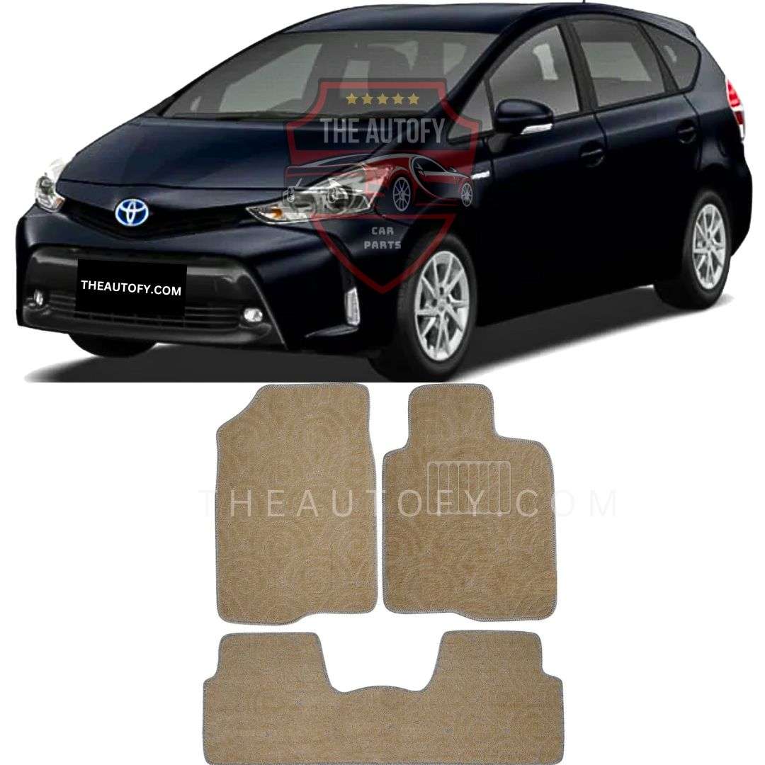 Toyota Prius Alpha Floor Mats - Model 2011-2021 - THEAUTOFY.COM
