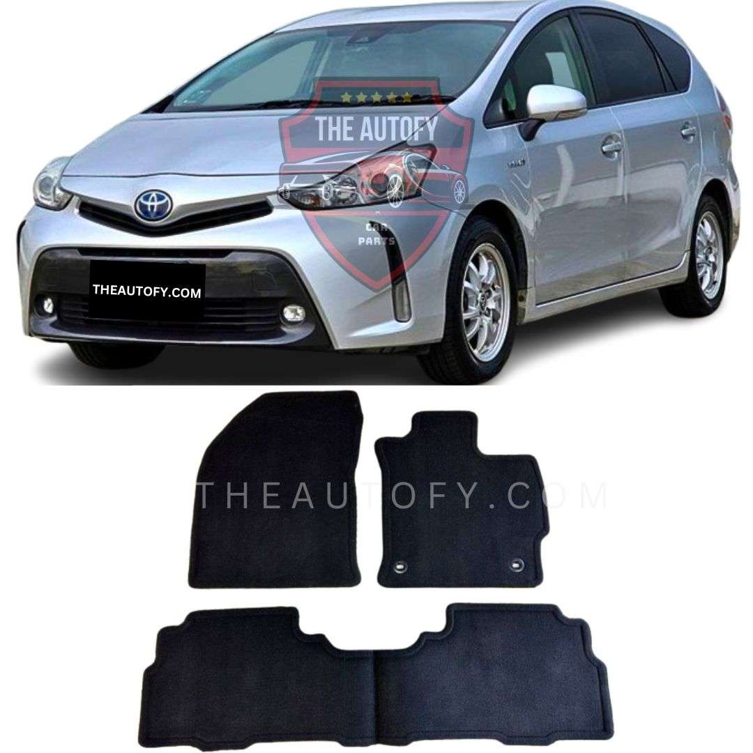 Toyota Prius Alpha Floor Mats - Model 2011-2021 - THEAUTOFY.COM