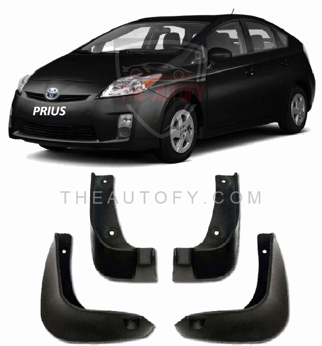 Toyota Prius Mud Flaps 4pcs - Model 2009-2015 - THEAUTOFY.COM