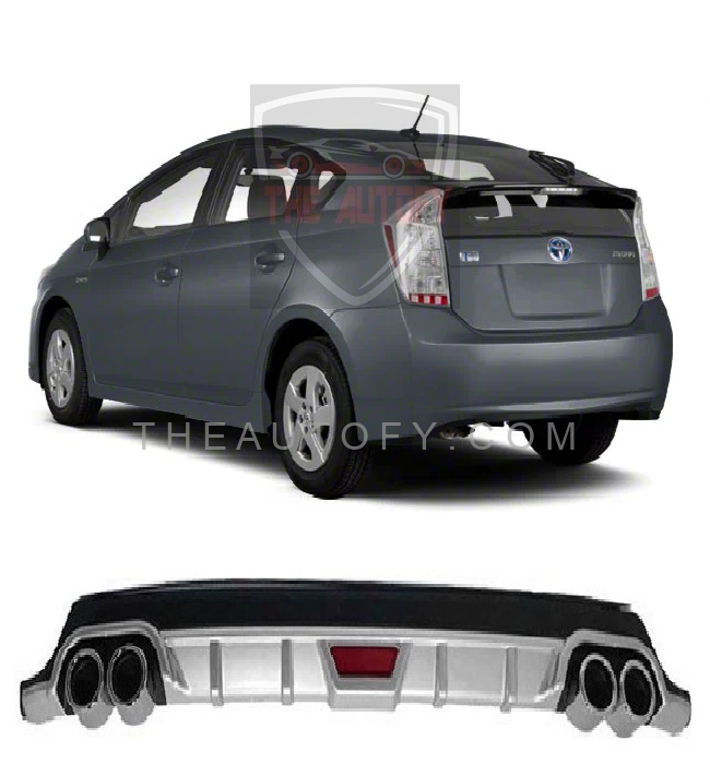 Toyota Prius Rear Bumper Diffuser - Model 2009-2015 – THEAUTOFY.COM