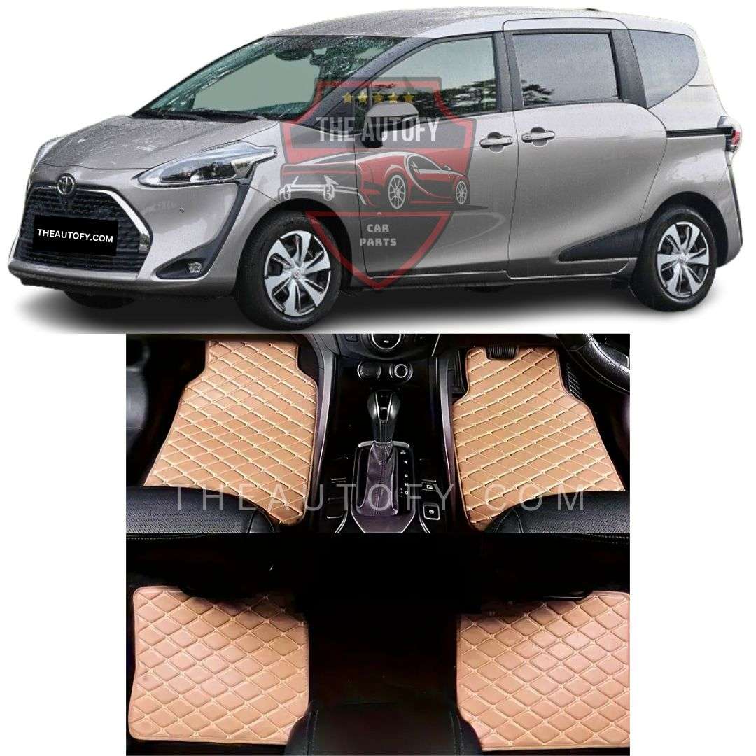 Toyota Sienta Floor Mats - Model 2015-2022
