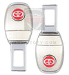Toyota-Style-Double-Buckle-Metal-Seat-Belt-Clip-2pcs