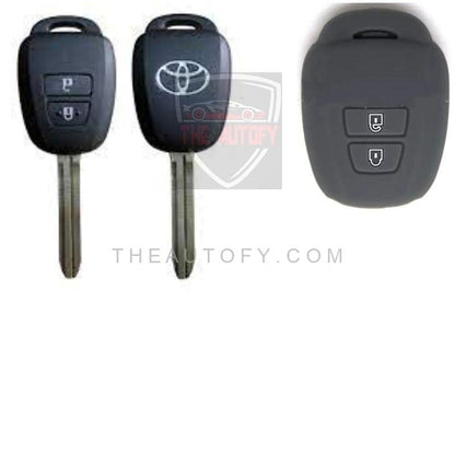 Toyota Vitz 2010-2024 Silicon Key Cover