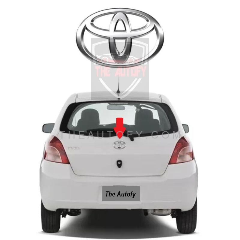Vitz Rear Toyota Vitz Rear Trunk Logo Model 2005-2010 – THEAUTOFY.COM
