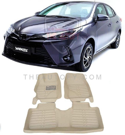 Toyota Yaris Floor Mats - Model 2020-2024
