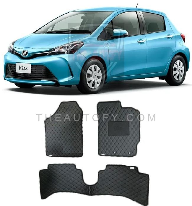 Toyota Vitz Floor Mats - Model 2014-2017