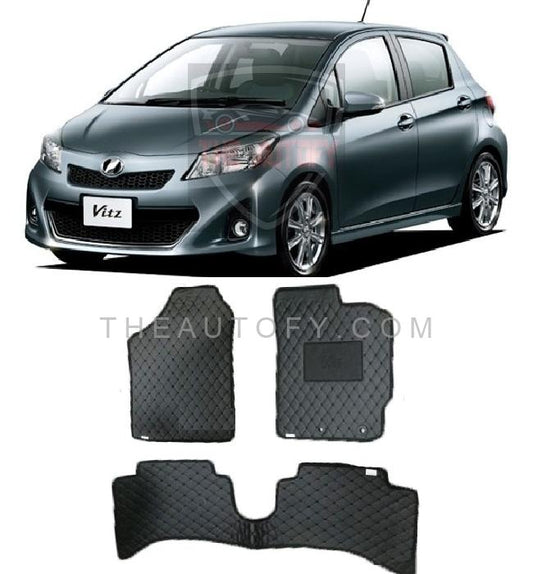 Toyota Vitz Floor Mats - Model 2010-2014 - THEAUTOFY.COM