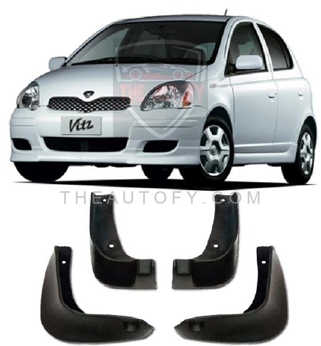 Toyota Vitz Mud Flaps 4pcs - Model 1998-2005