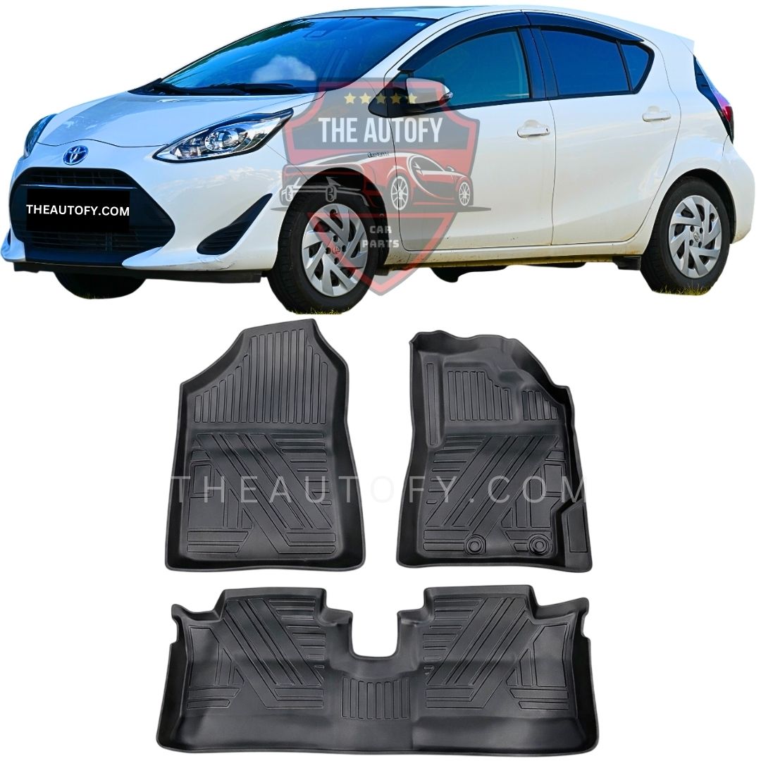 Toyota Aqua TPR Floor Mats - Model 2012-2021