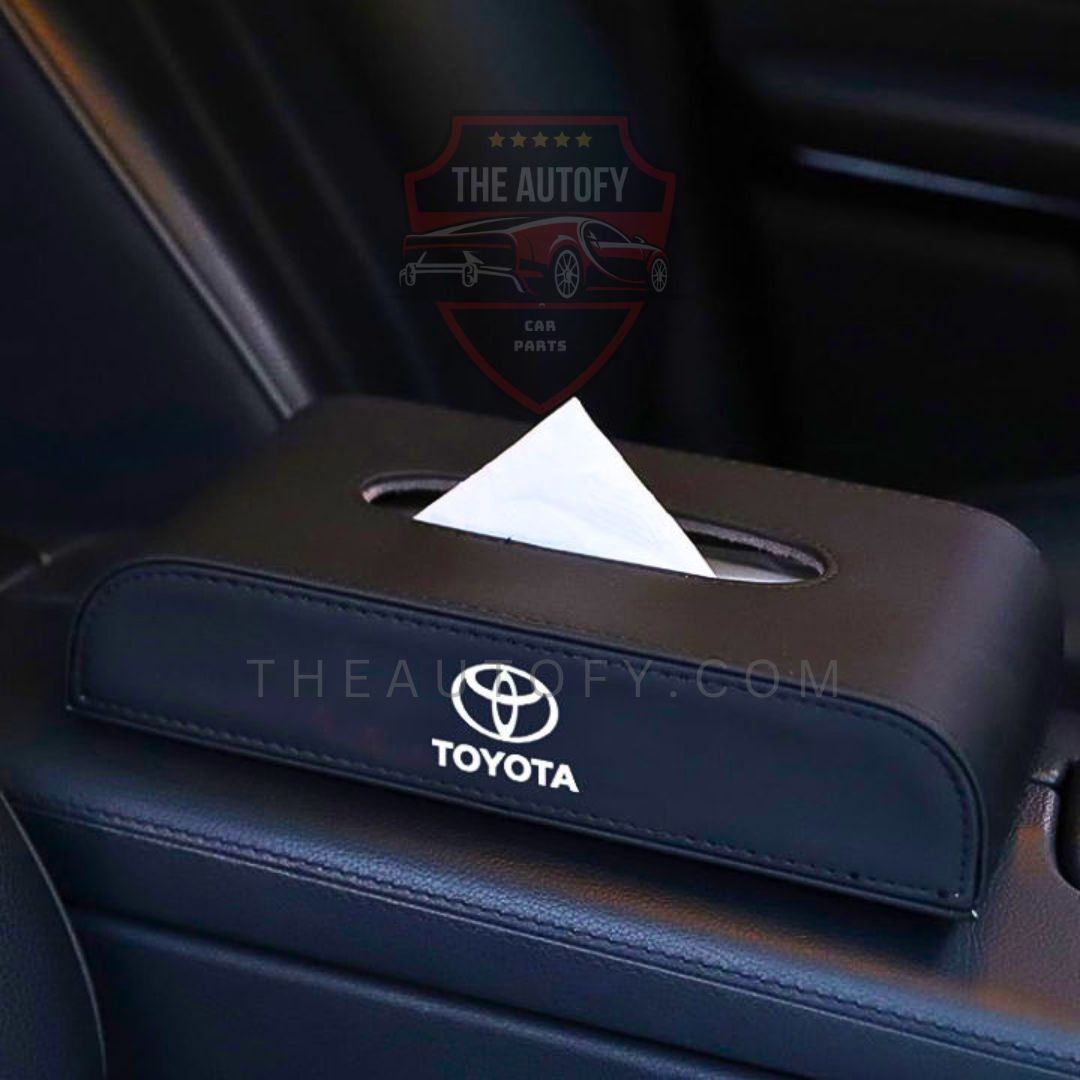 Car Leather Tissue Box Case with Logo